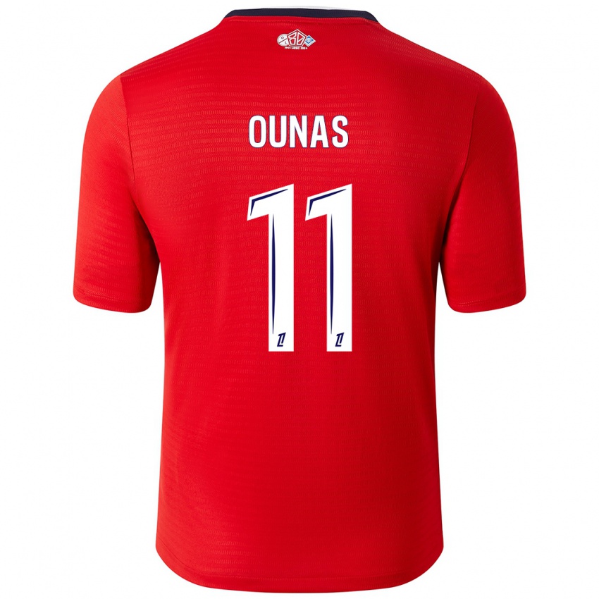 Kinder Adam Ounas #11 Rot Weiß Heimtrikot Trikot 2024/25 T-Shirt Schweiz