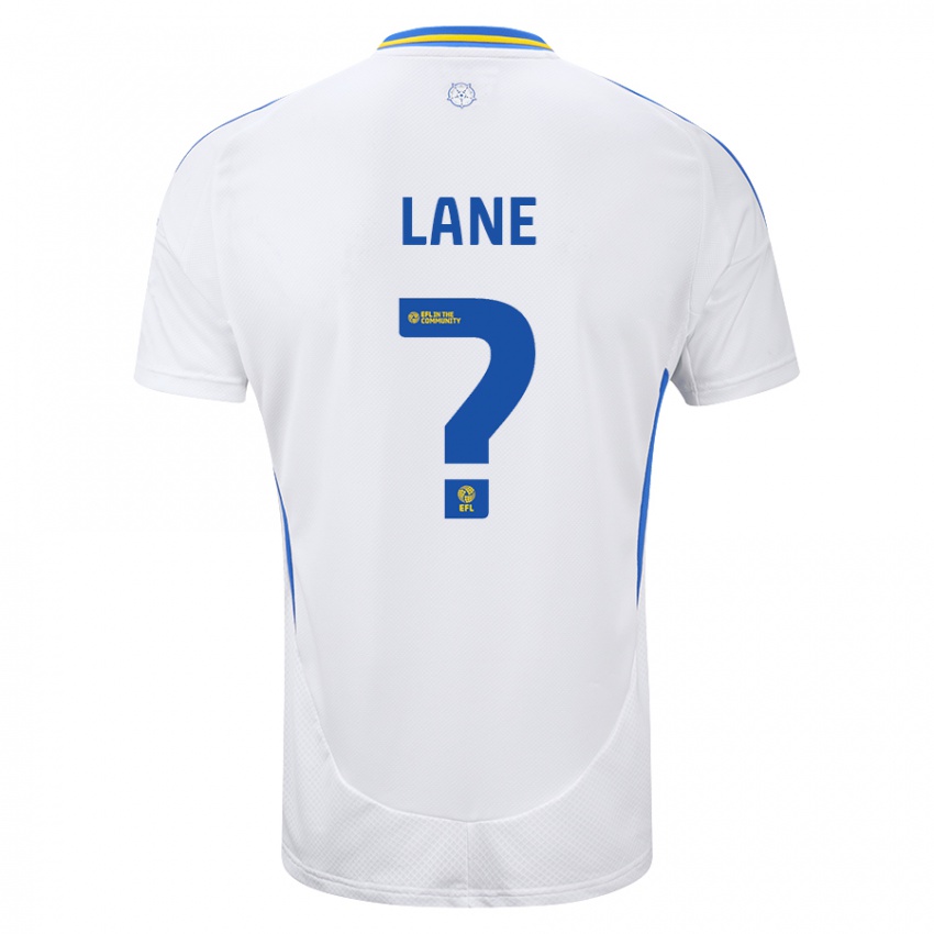 Enfant Maillot Freddie Lane #0 Blanc Bleu Tenues Domicile 2024/25 T-Shirt Suisse