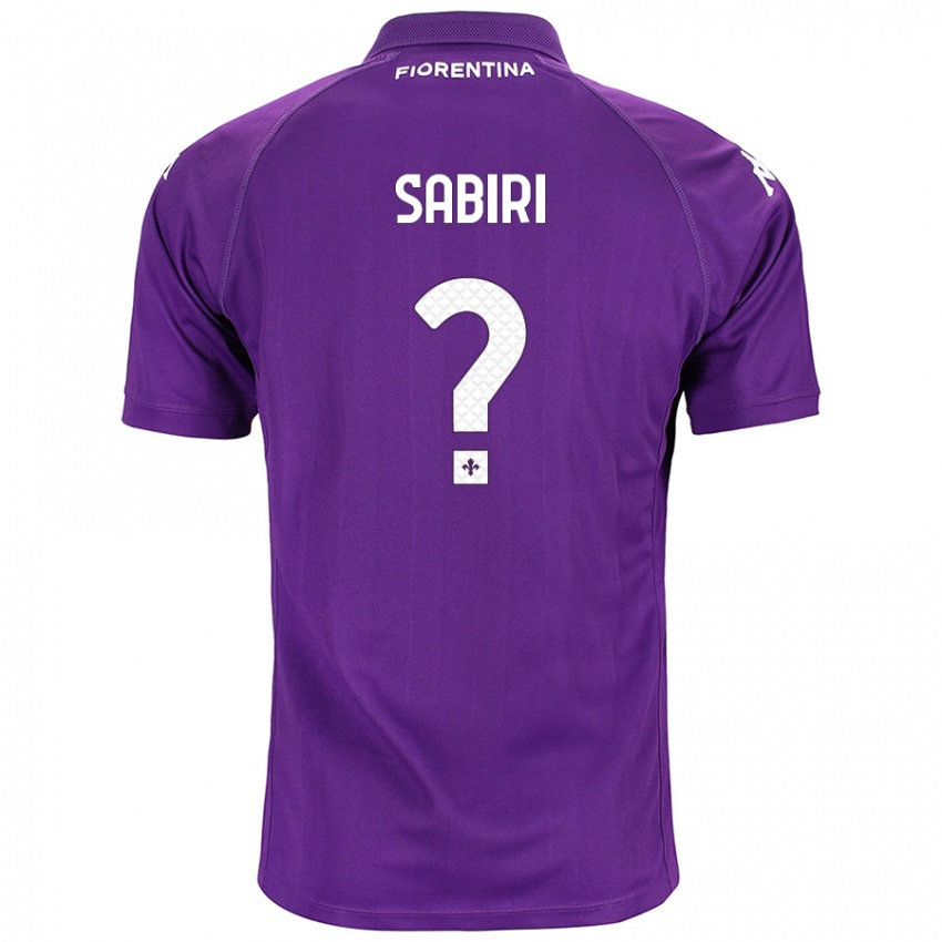 Enfant Maillot Abdelhamid Sabiri #0 Violet Tenues Domicile 2024/25 T-Shirt Suisse