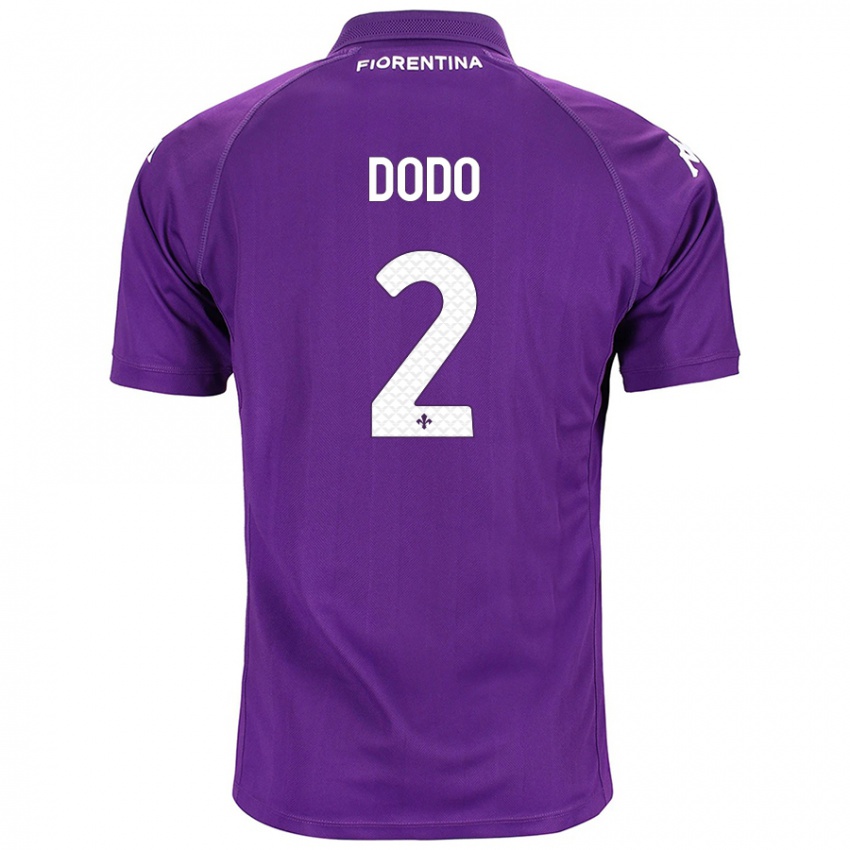 Enfant Maillot Dodô #2 Violet Tenues Domicile 2024/25 T-Shirt Suisse