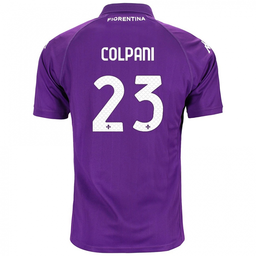 Enfant Maillot Andrea Colpani #23 Violet Tenues Domicile 2024/25 T-Shirt Suisse