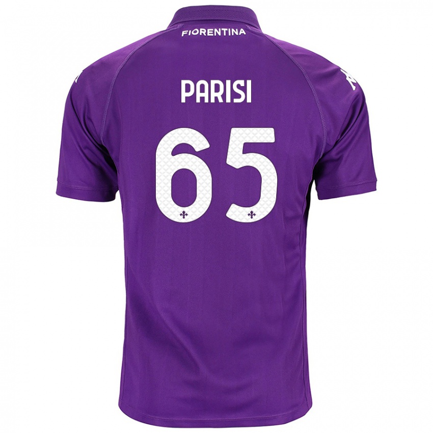 Enfant Maillot Fabiano Parisi #65 Violet Tenues Domicile 2024/25 T-Shirt Suisse