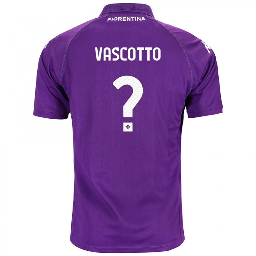 Kinder Edoardo Vascotto #0 Violett Heimtrikot Trikot 2024/25 T-Shirt Schweiz