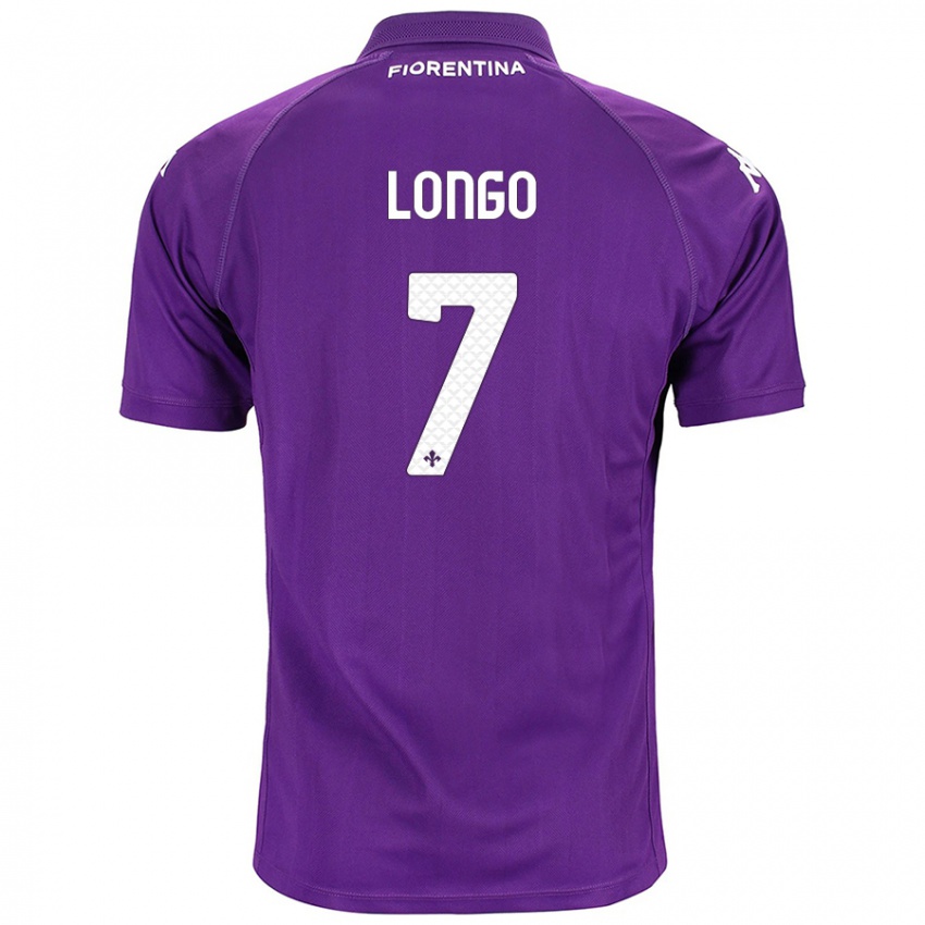 Kinder Miriam Longo #7 Violett Heimtrikot Trikot 2024/25 T-Shirt Schweiz