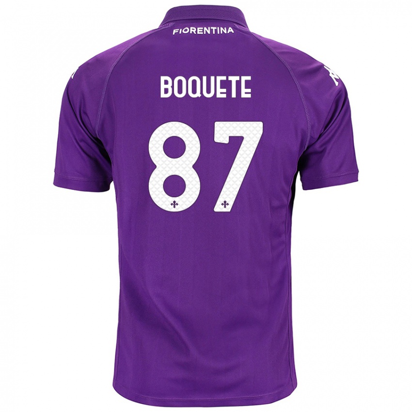 Kinder Veronica Boquete #87 Violett Heimtrikot Trikot 2024/25 T-Shirt Schweiz