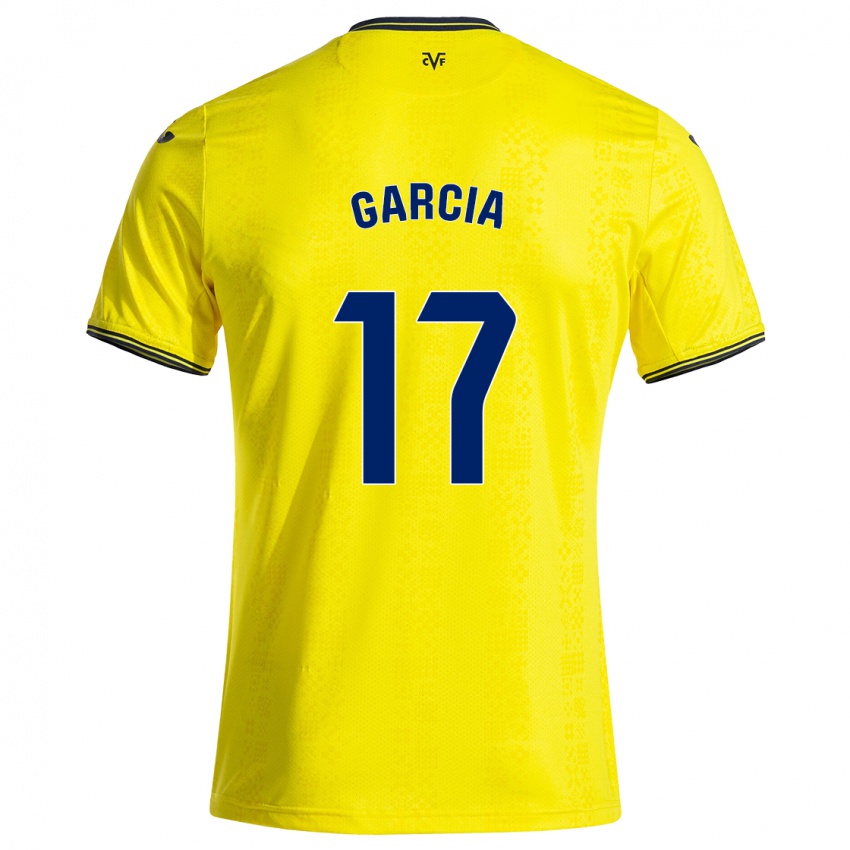 Kinder Rocío García #17 Gelb Schwarz Heimtrikot Trikot 2024/25 T-Shirt Schweiz