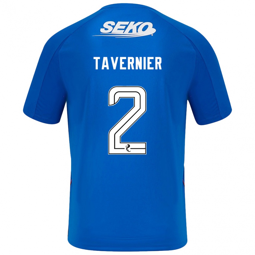 Kinder James Tavernier #2 Dunkelblau Heimtrikot Trikot 2024/25 T-Shirt Schweiz