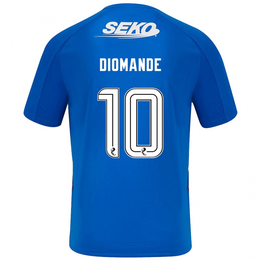 Kinder Mohamed Diomandé #10 Dunkelblau Heimtrikot Trikot 2024/25 T-Shirt Schweiz