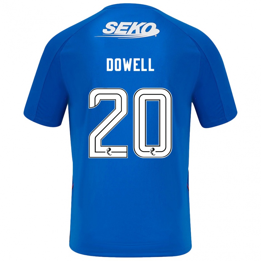 Kinder Kieran Dowell #20 Dunkelblau Heimtrikot Trikot 2024/25 T-Shirt Schweiz