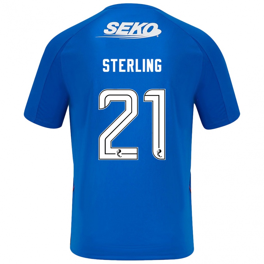 Kinder Dujon Sterling #21 Dunkelblau Heimtrikot Trikot 2024/25 T-Shirt Schweiz