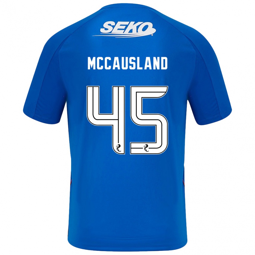 Kinder Ross Mccausland #45 Dunkelblau Heimtrikot Trikot 2024/25 T-Shirt Schweiz