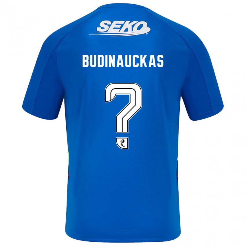 Kinder Lewis Budinauckas #0 Dunkelblau Heimtrikot Trikot 2024/25 T-Shirt Schweiz