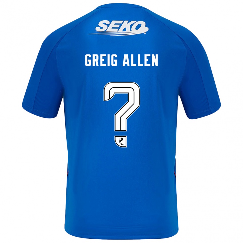 Kinder Greig Allen #0 Dunkelblau Heimtrikot Trikot 2024/25 T-Shirt Schweiz