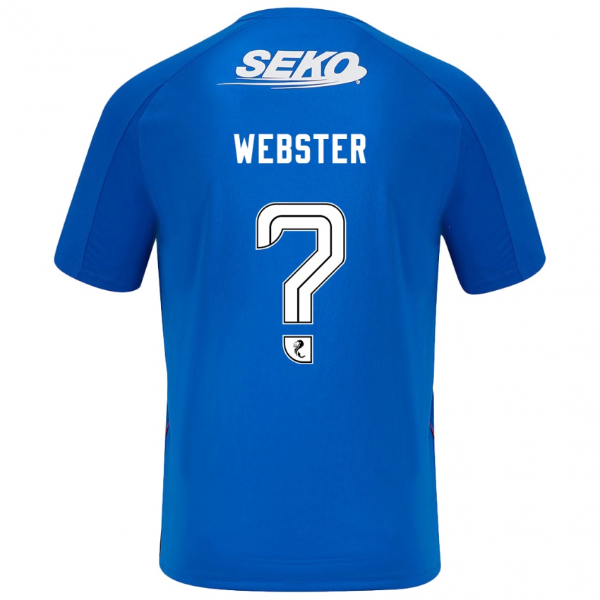 Kinder Kristian Webster #0 Dunkelblau Heimtrikot Trikot 2024/25 T-Shirt Schweiz