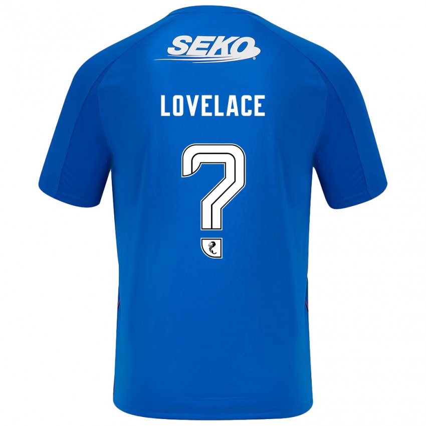 Kinder Zak Lovelace #0 Dunkelblau Heimtrikot Trikot 2024/25 T-Shirt Schweiz