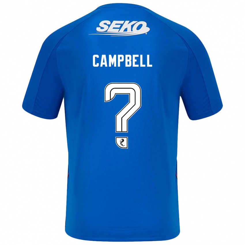 Kinder Connor Campbell #0 Dunkelblau Heimtrikot Trikot 2024/25 T-Shirt Schweiz