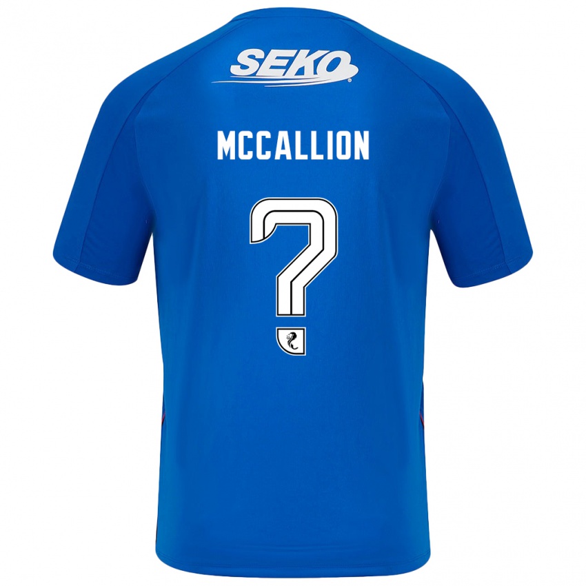 Kinder Aiden Mccallion #0 Dunkelblau Heimtrikot Trikot 2024/25 T-Shirt Schweiz