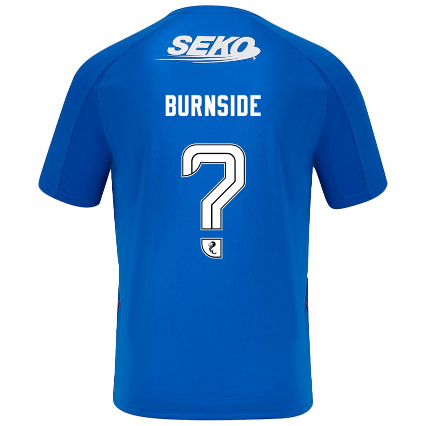 Kinder Callum Burnside #0 Dunkelblau Heimtrikot Trikot 2024/25 T-Shirt Schweiz