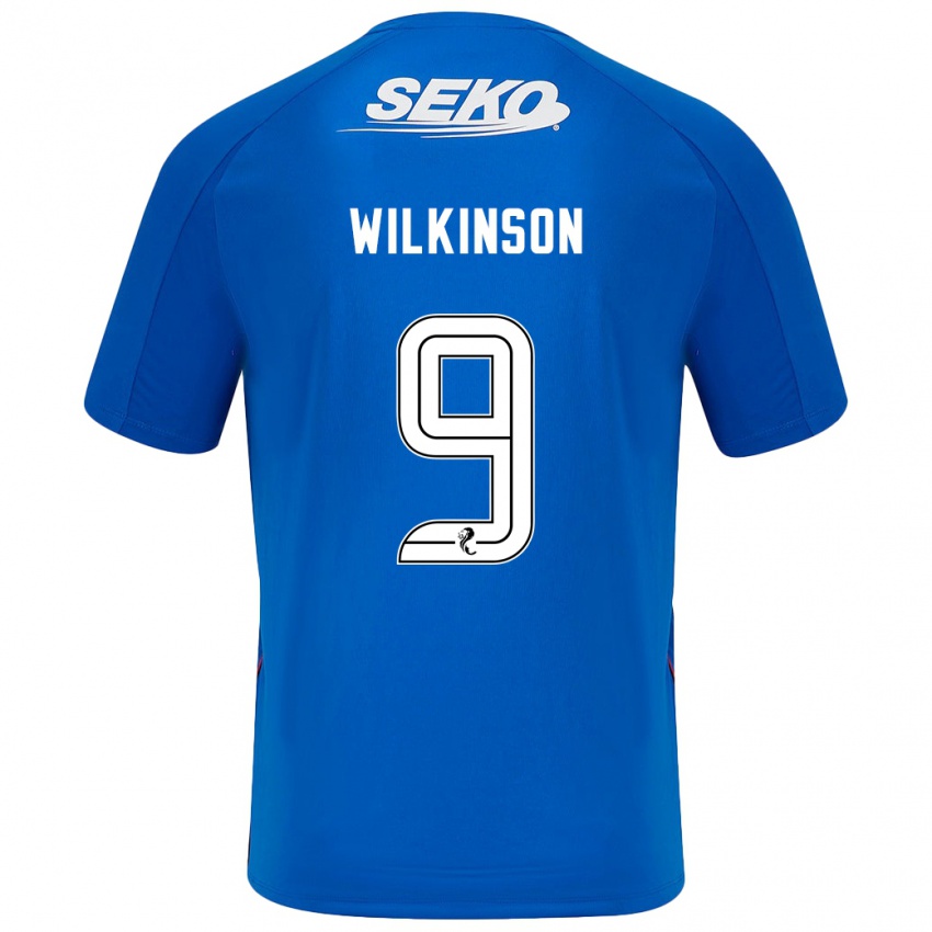 Kinder Katie Wilkinson #9 Dunkelblau Heimtrikot Trikot 2024/25 T-Shirt Schweiz