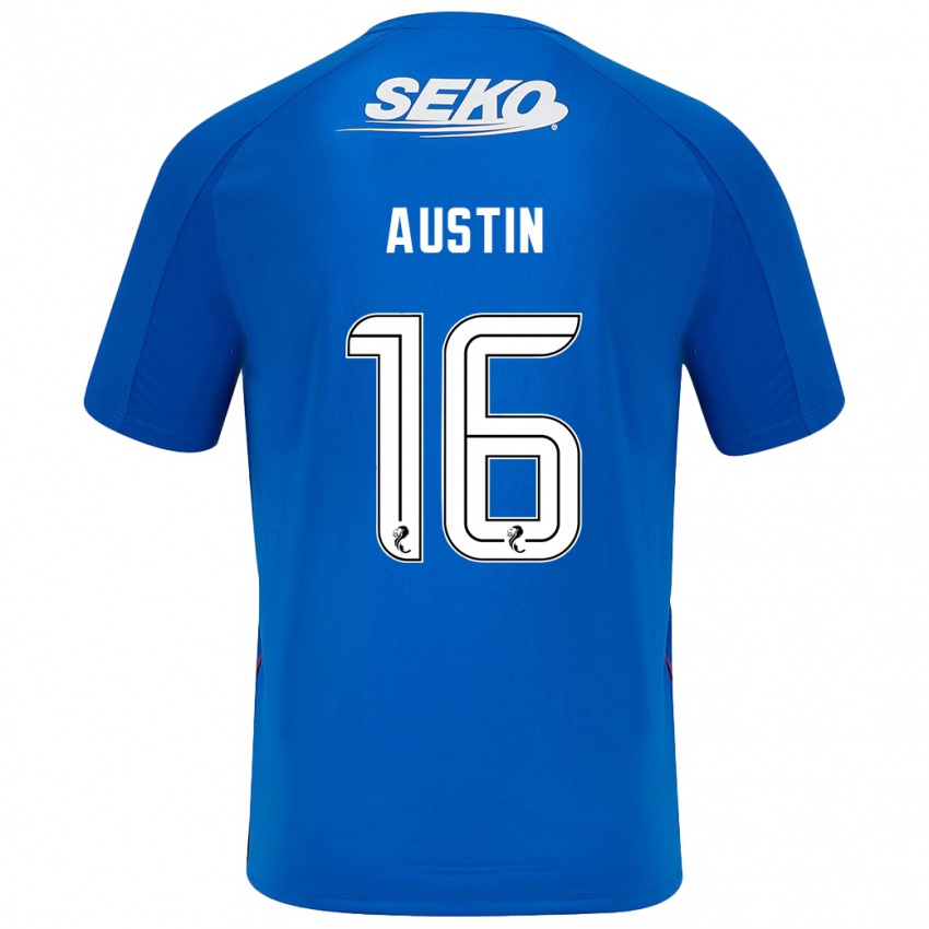 Kinder Eilidh Austin #16 Dunkelblau Heimtrikot Trikot 2024/25 T-Shirt Schweiz