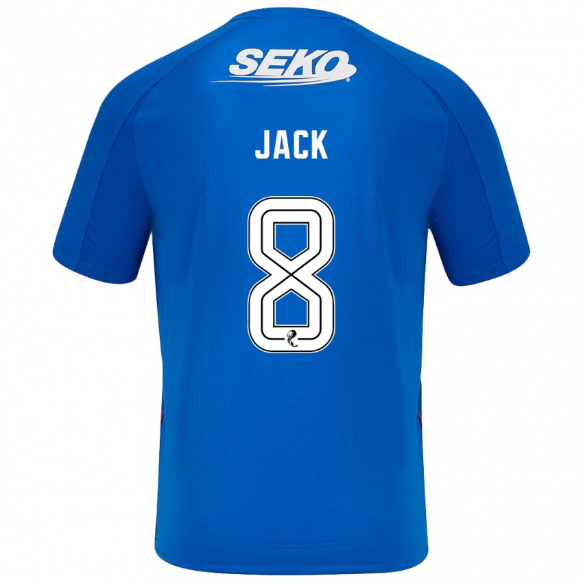 Kinder Ryan Jack #8 Dunkelblau Heimtrikot Trikot 2024/25 T-Shirt Schweiz