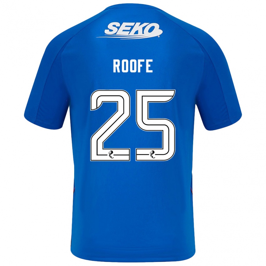 Kinder Kemar Roofe #25 Dunkelblau Heimtrikot Trikot 2024/25 T-Shirt Schweiz