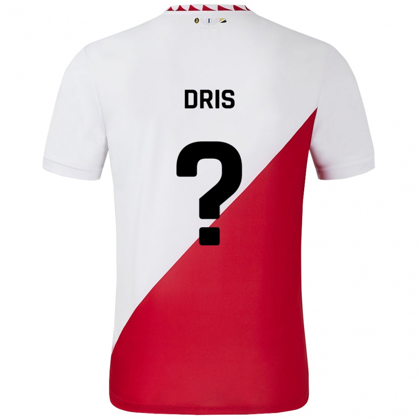 Kinder Sofiane Dris #0 Weiß Rot Heimtrikot Trikot 2024/25 T-Shirt Schweiz