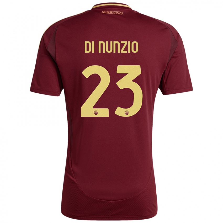 Kinder Alessandro Di Nunzio #23 Rot Braun Gold Heimtrikot Trikot 2024/25 T-Shirt Schweiz