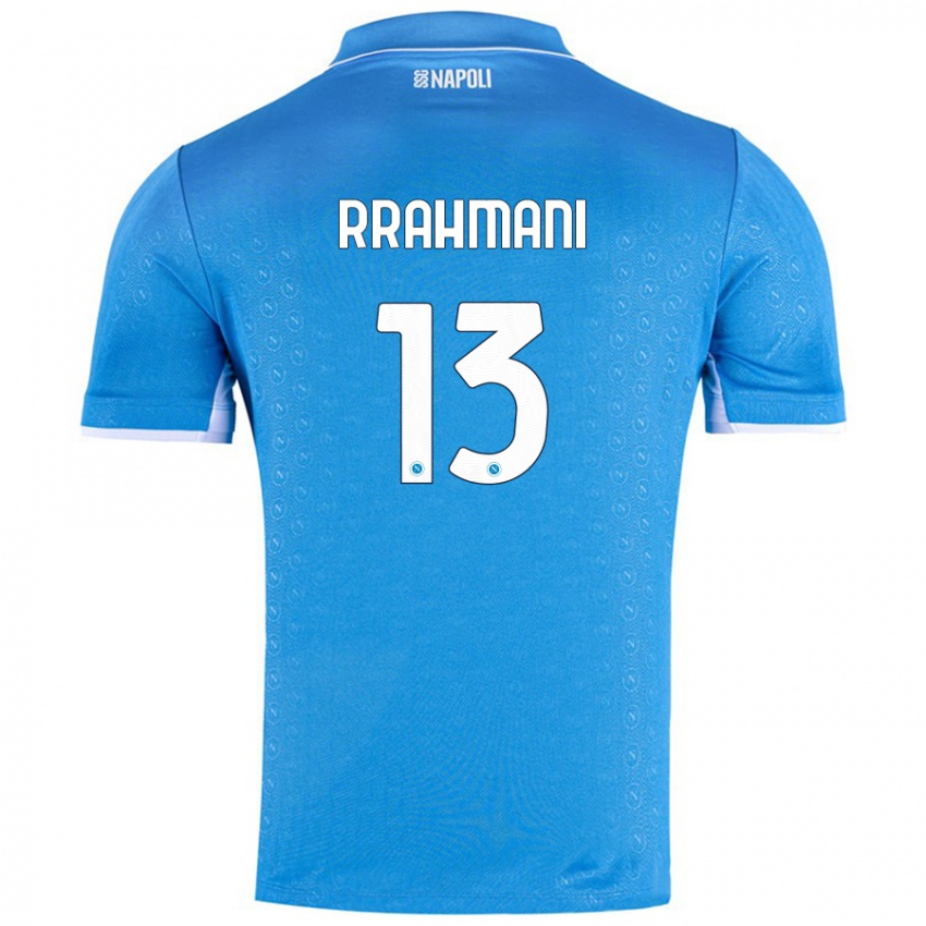 Kinder Amir Rrahmani #13 Himmelblau Heimtrikot Trikot 2024/25 T-Shirt Schweiz