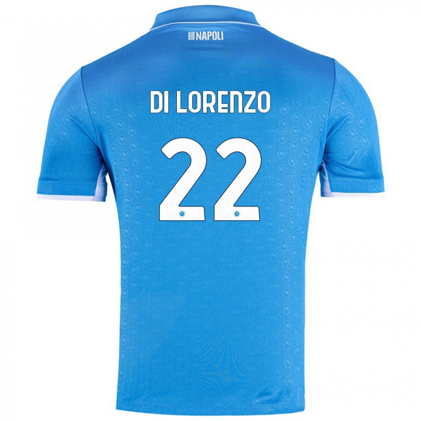 Kinder Giovanni Di Lorenzo #22 Himmelblau Heimtrikot Trikot 2024/25 T-Shirt Schweiz