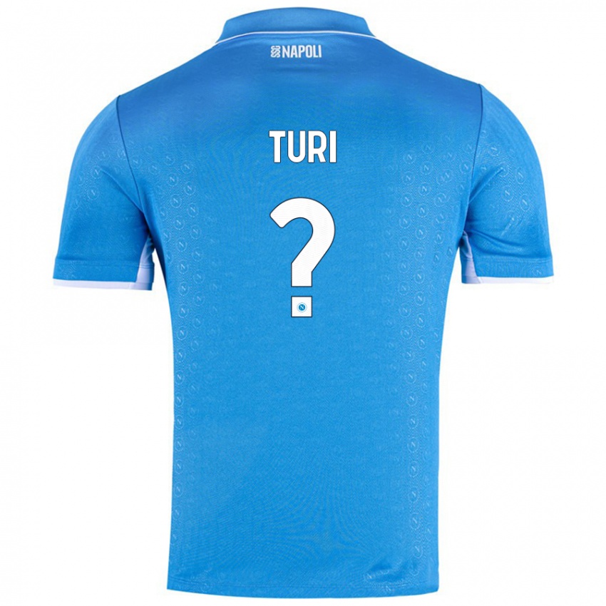 Enfant Maillot Claudio Turi #0 Bleu Ciel Tenues Domicile 2024/25 T-Shirt Suisse