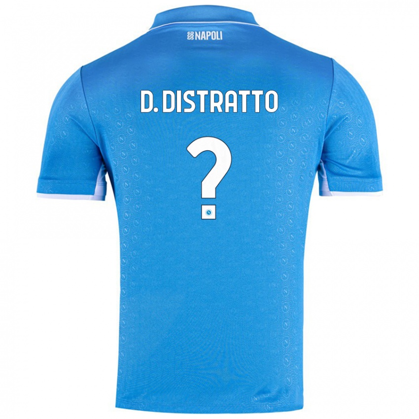 Enfant Maillot Donato Distratto #0 Bleu Ciel Tenues Domicile 2024/25 T-Shirt Suisse