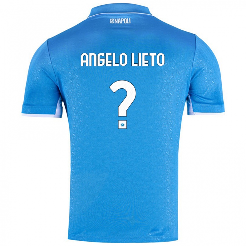 Enfant Maillot Angelo Lieto #0 Bleu Ciel Tenues Domicile 2024/25 T-Shirt Suisse