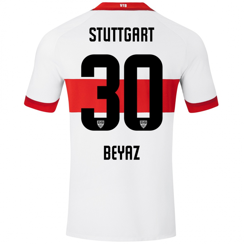 Kinder Ömer Beyaz #30 Weiß Rot Heimtrikot Trikot 2024/25 T-Shirt Schweiz