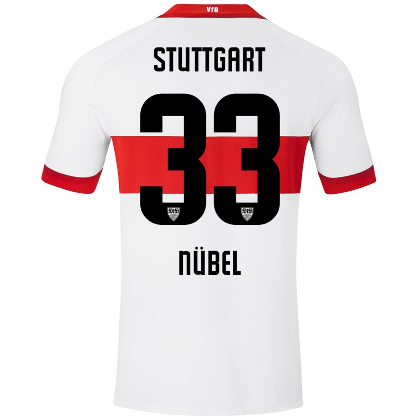 Kinder Alexander Nübel #33 Weiß Rot Heimtrikot Trikot 2024/25 T-Shirt Schweiz