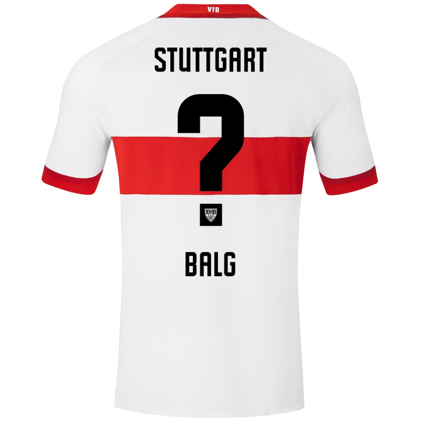 Kinder Fabian Balg #0 Weiß Rot Heimtrikot Trikot 2024/25 T-Shirt Schweiz