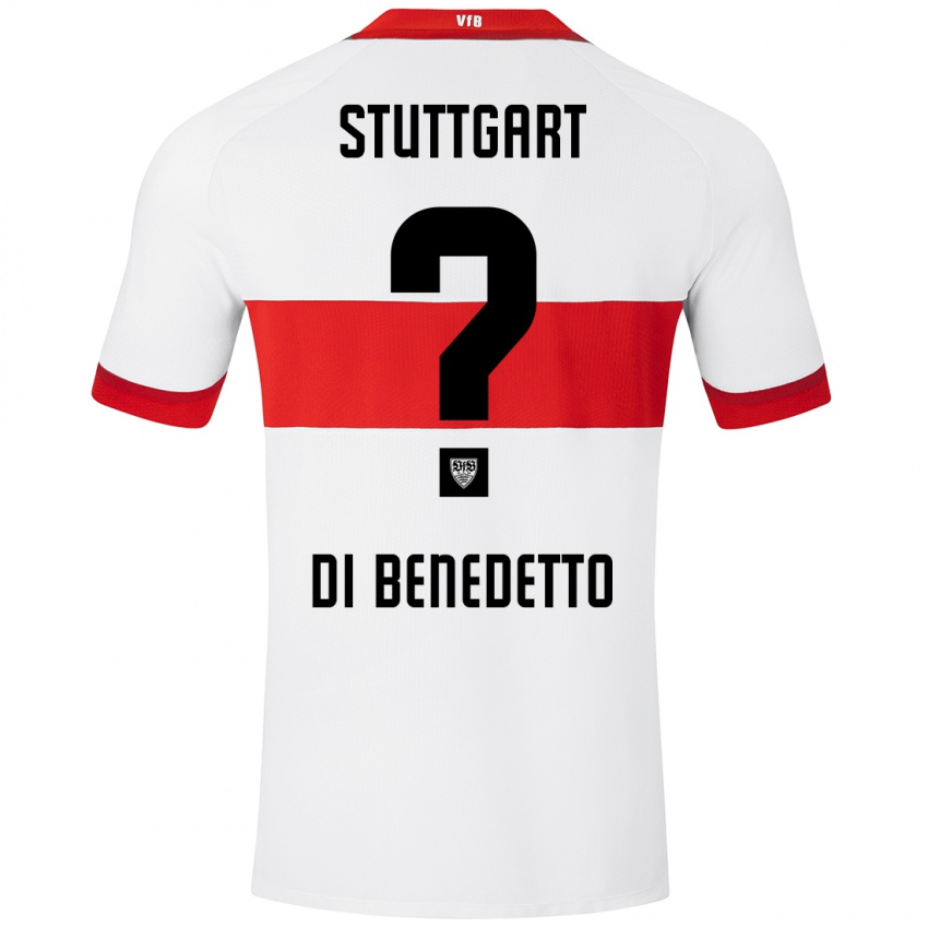 Kinder Massimo Di Benedetto #0 Weiß Rot Heimtrikot Trikot 2024/25 T-Shirt Schweiz