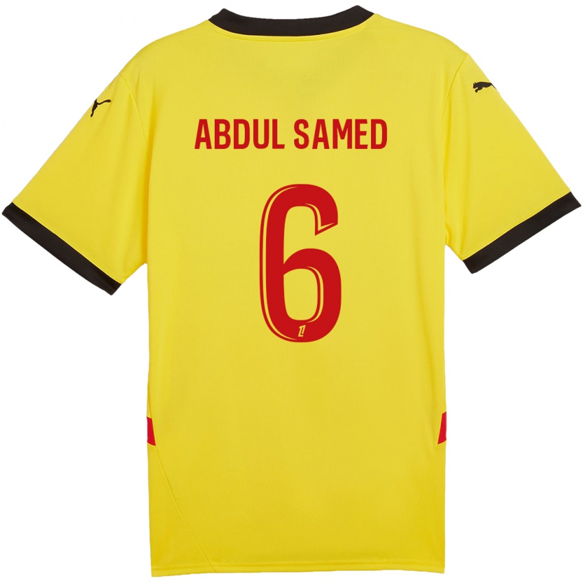 Kinder Salis Abdul Samed #6 Gelb Rot Heimtrikot Trikot 2024/25 T-Shirt Schweiz