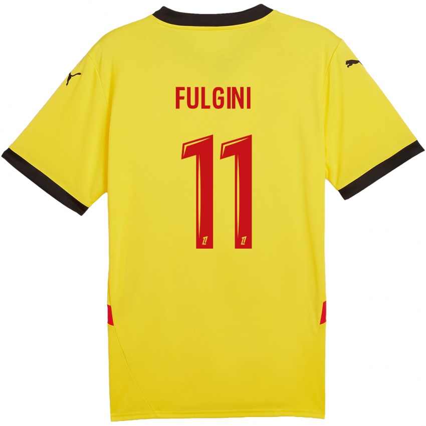 Kinder Angelo Fulgini #11 Gelb Rot Heimtrikot Trikot 2024/25 T-Shirt Schweiz