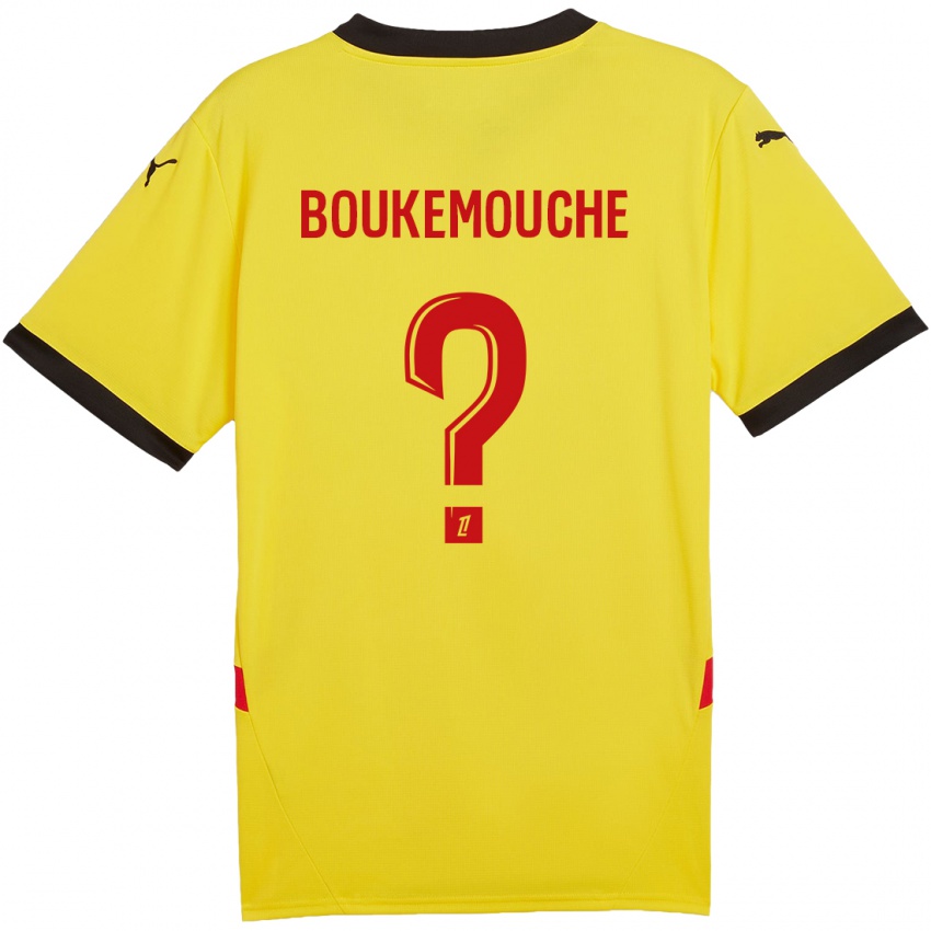 Kinder Amine Boukemouche #0 Gelb Rot Heimtrikot Trikot 2024/25 T-Shirt Schweiz