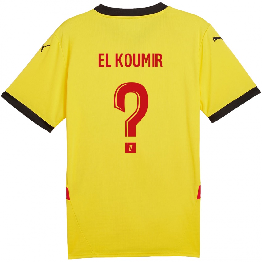 Kinder Kaïna El Koumir #0 Gelb Rot Heimtrikot Trikot 2024/25 T-Shirt Schweiz