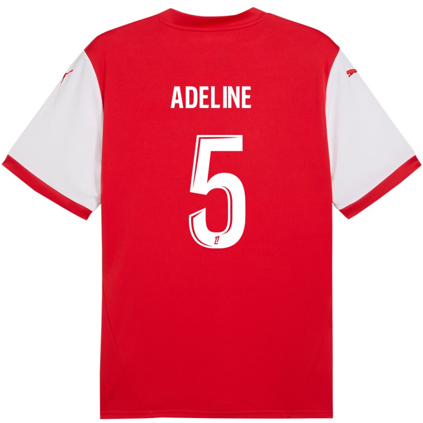 Kinder Martin Adeline #5 Rot Weiß Heimtrikot Trikot 2024/25 T-Shirt Schweiz