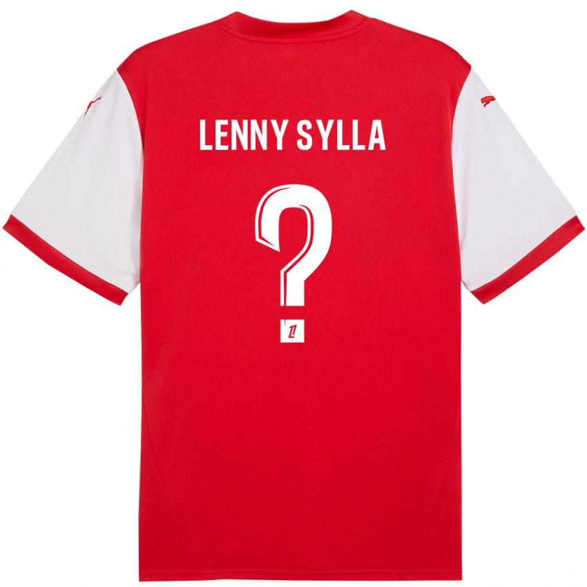 Kinder Lenny Sylla #0 Rot Weiß Heimtrikot Trikot 2024/25 T-Shirt Schweiz