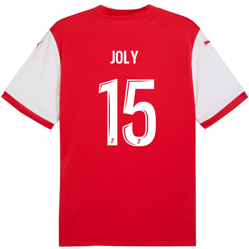 Kinder Lou-Ann Joly #15 Rot Weiß Heimtrikot Trikot 2024/25 T-Shirt Schweiz