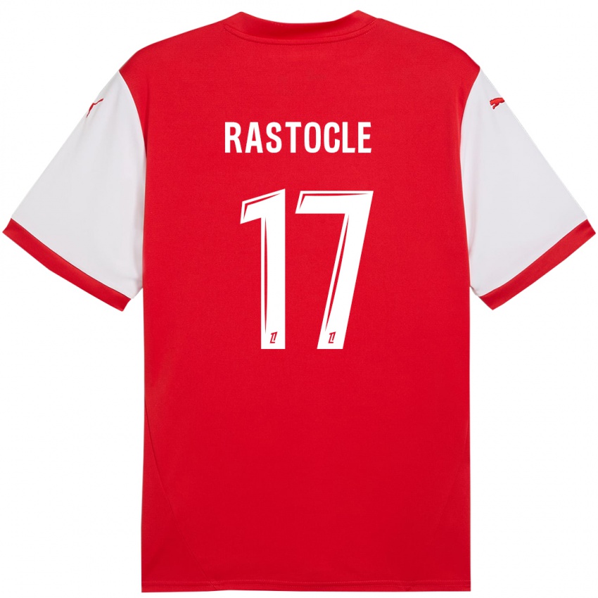 Kinder Jade Rastocle #17 Rot Weiß Heimtrikot Trikot 2024/25 T-Shirt Schweiz