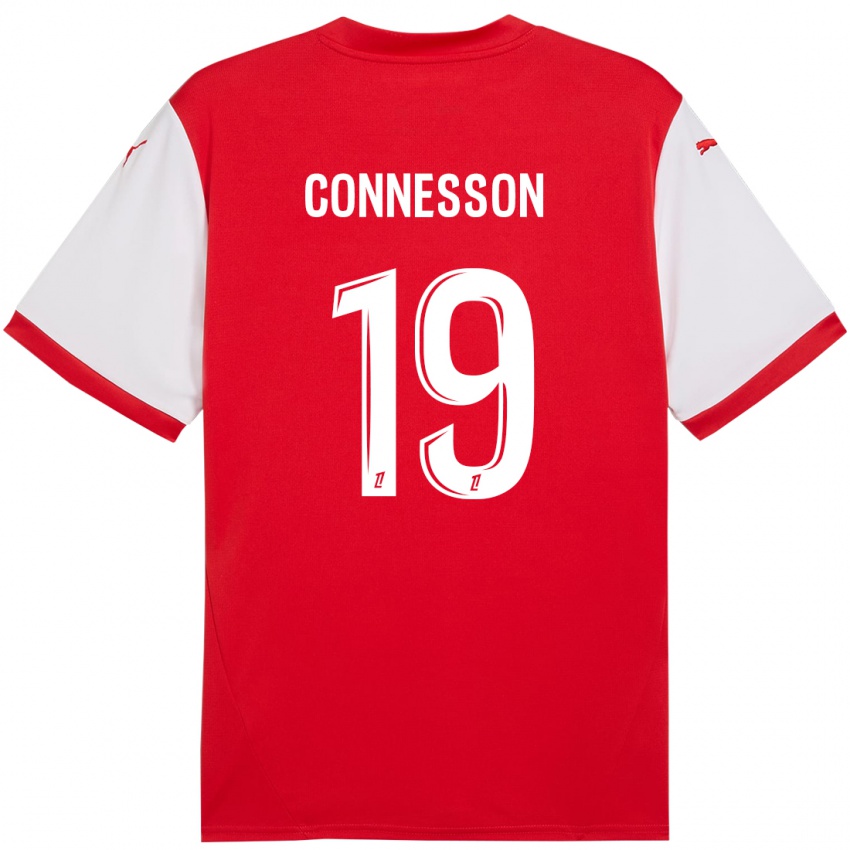 Enfant Maillot Adele Connesson #19 Rouge Blanc Tenues Domicile 2024/25 T-Shirt Suisse