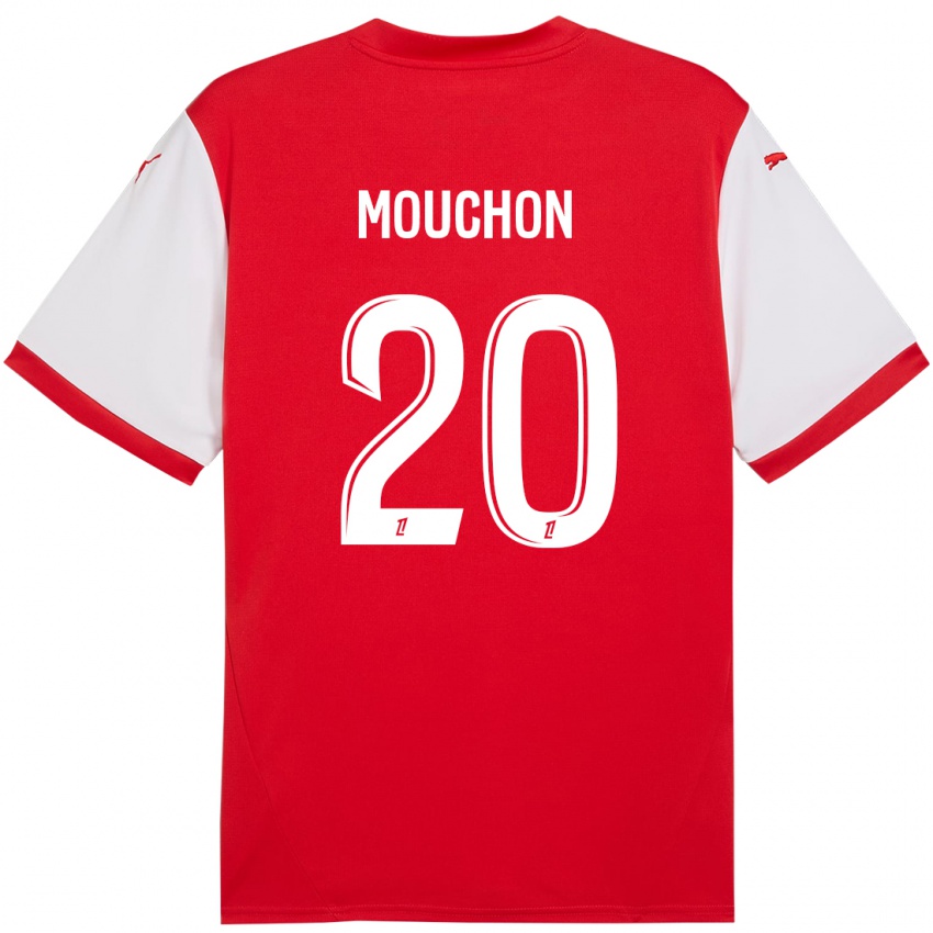 Kinder Noemie Mouchon #20 Rot Weiß Heimtrikot Trikot 2024/25 T-Shirt Schweiz