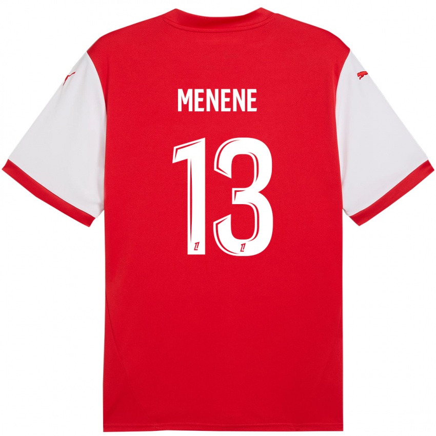 Kinder Meyong Menene #13 Rot Weiß Heimtrikot Trikot 2024/25 T-Shirt Schweiz