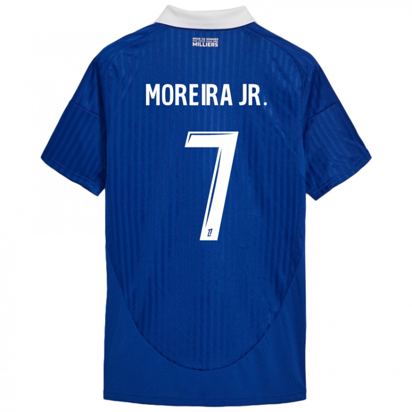 Kinder Diego Moreira #7 Blau Weiß Heimtrikot Trikot 2024/25 T-Shirt Schweiz