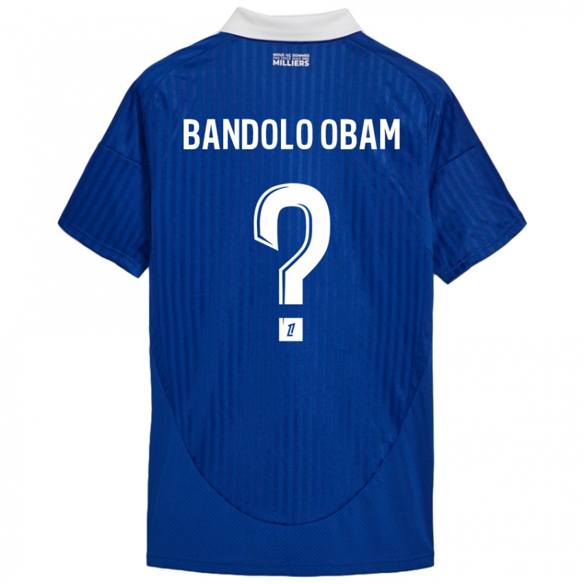 Kinder Randy Bandolo Obam #0 Blau Weiß Heimtrikot Trikot 2024/25 T-Shirt Schweiz